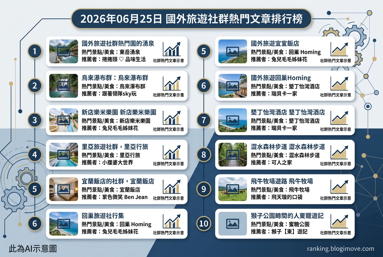 2026年07月08日| 國內旅遊 | 熱門搜尋文章導讀:桃園景點、水上樂園與機場貴賓室資訊。 @Blogimove Ranking 2026年07月08日| 國內旅遊 | 熱門搜尋文章導讀:桃園景點、水上樂園與機場貴賓室資訊。 @Blogimove Ranking