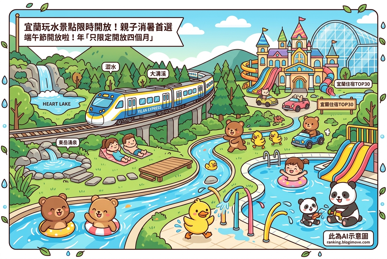 2026年6月23日 | 熱門社群親子旅遊文章導讀：宜蘭玩水秘境、親子住宿推薦與台中樂園玩樂全攻略 @Blogimove Ranking