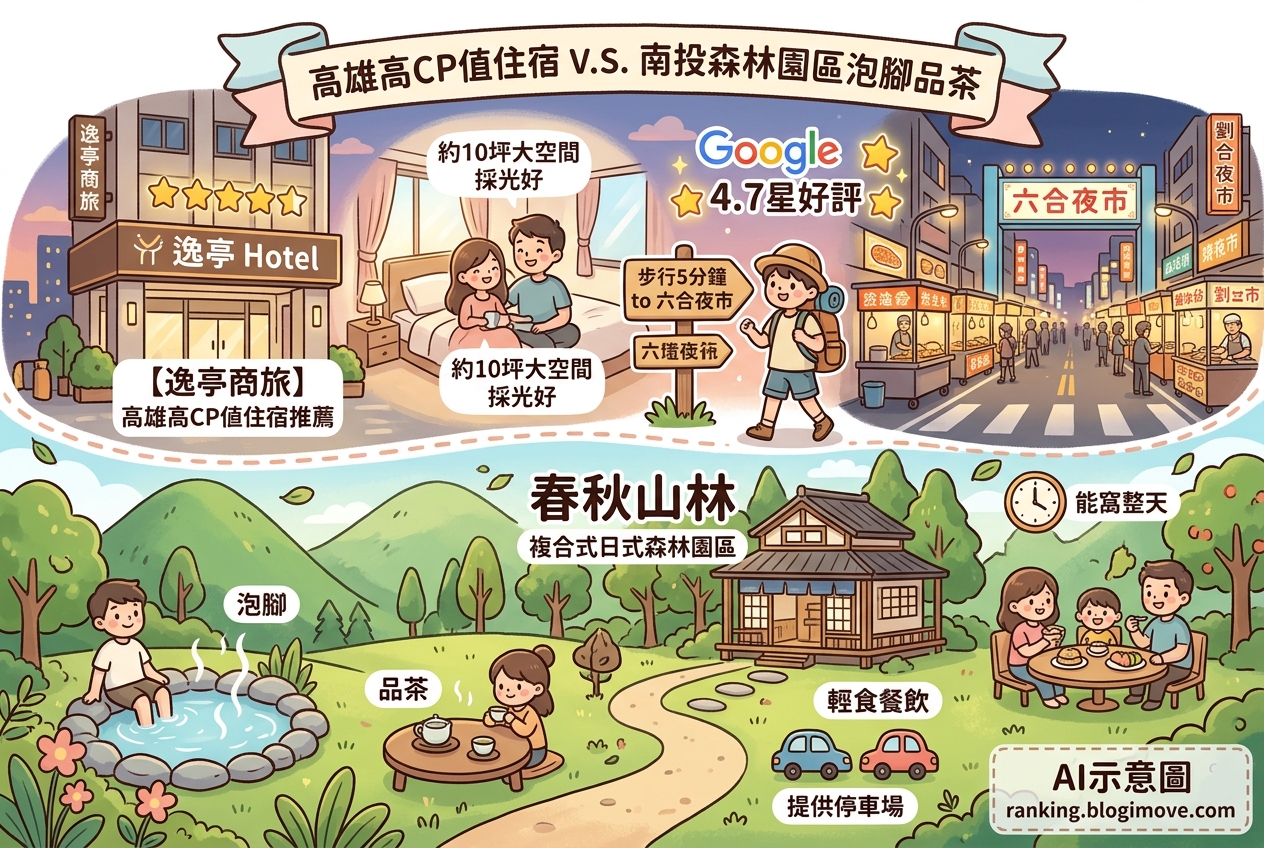 2026年6月21日 | 熱門社群國內旅遊文章導讀：高雄高CP值住宿、南投森林園區秘境 @Blogimove Ranking