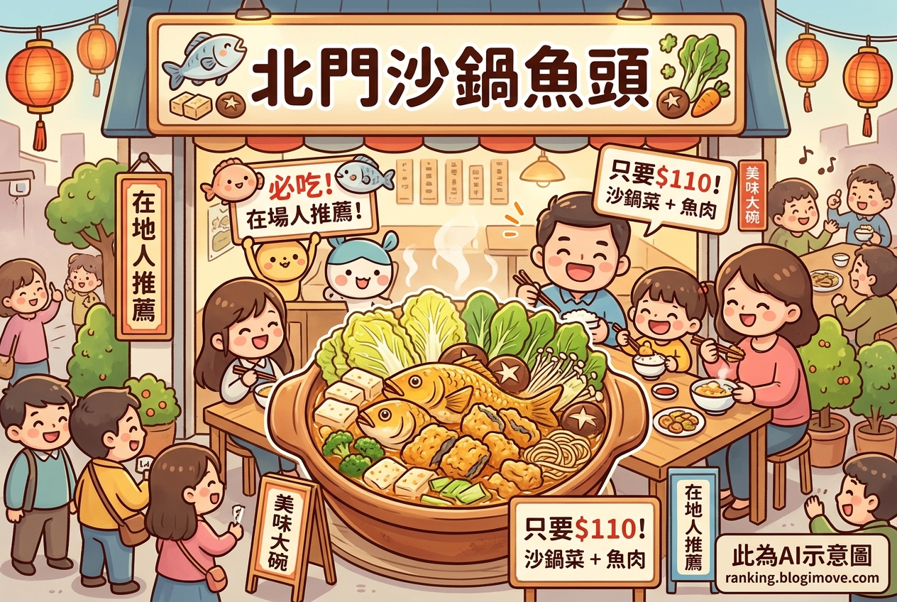 2026年5月23日 | 熱門社群美食文章導讀：嘉義在地人激推平價沙鍋魚頭。 @Blogimove Ranking