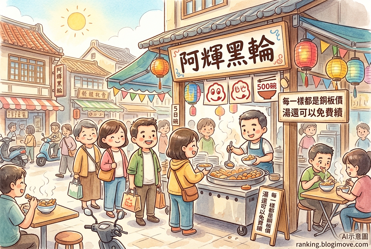2026年6月22日 | 熱門社群美食文章導讀：台南黑輪、日本便利商店與韓國咖啡廳。 @Blogimove Ranking