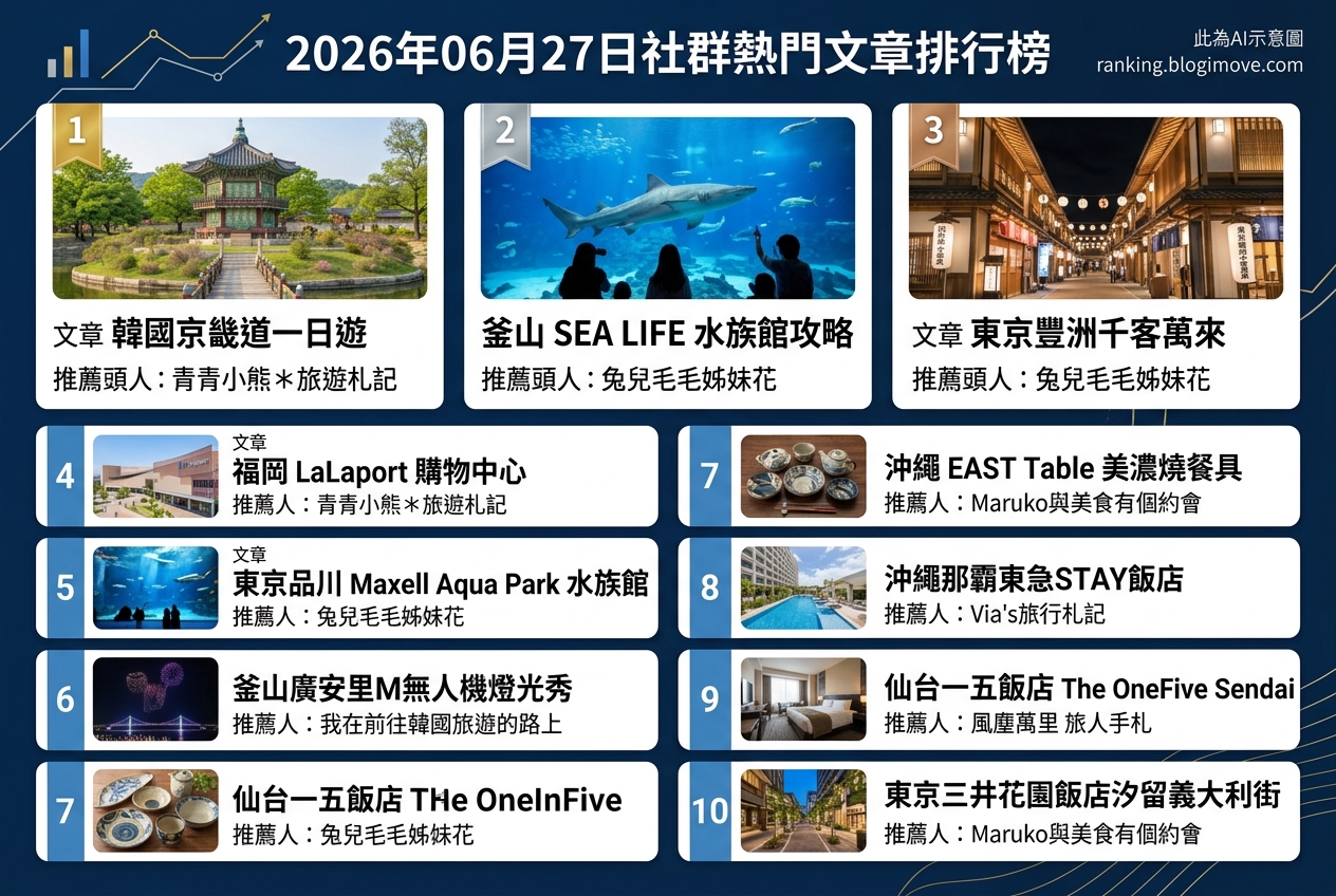 2026年07月08日| 國內旅遊 | 熱門搜尋文章導讀:桃園景點、水上樂園與機場貴賓室資訊。 @Blogimove Ranking 2026年07月08日| 國內旅遊 | 熱門搜尋文章導讀:桃園景點、水上樂園與機場貴賓室資訊。 @Blogimove Ranking