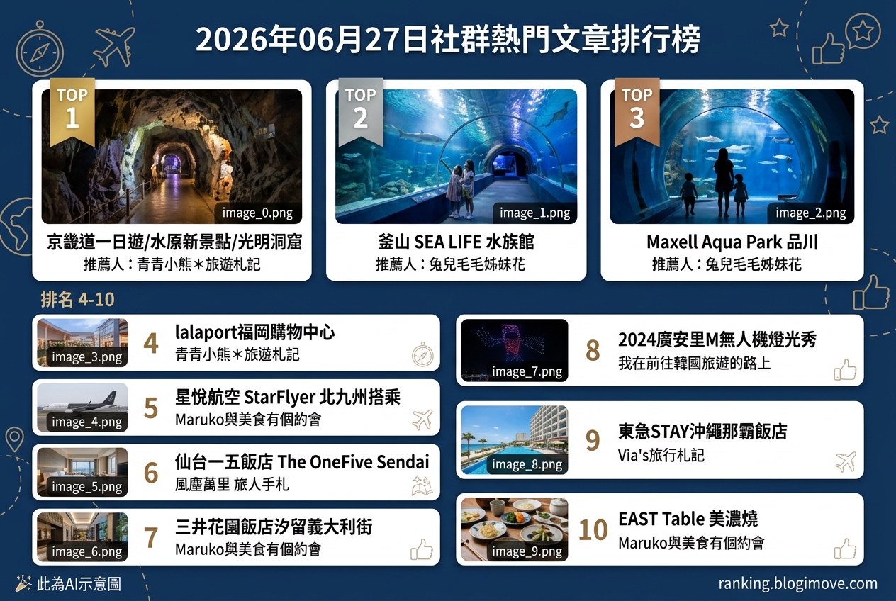 2026年07月08日| 國內旅遊 | 熱門搜尋文章導讀:桃園景點、水上樂園與機場貴賓室資訊。 @Blogimove Ranking 2026年07月08日| 國內旅遊 | 熱門搜尋文章導讀:桃園景點、水上樂園與機場貴賓室資訊。 @Blogimove Ranking