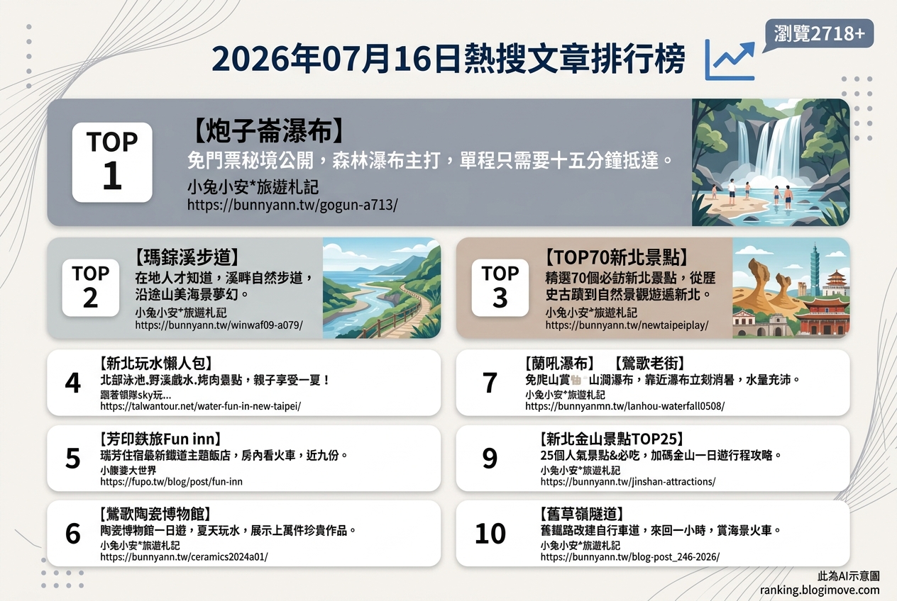 2026年07月04日| 國外旅行 | 熱搜文章導讀：日本環球影城攻略、釜山海景SPA與日韓交通懶人包 @Blogimove Ranking