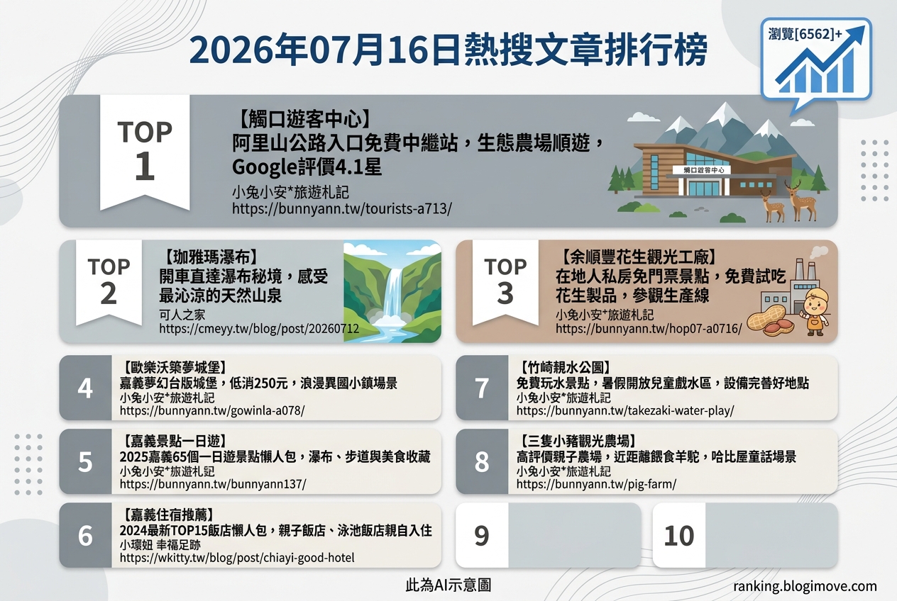 2026年07月04日| 國外旅行 | 熱搜文章導讀：日本環球影城攻略、釜山海景SPA與日韓交通懶人包 @Blogimove Ranking