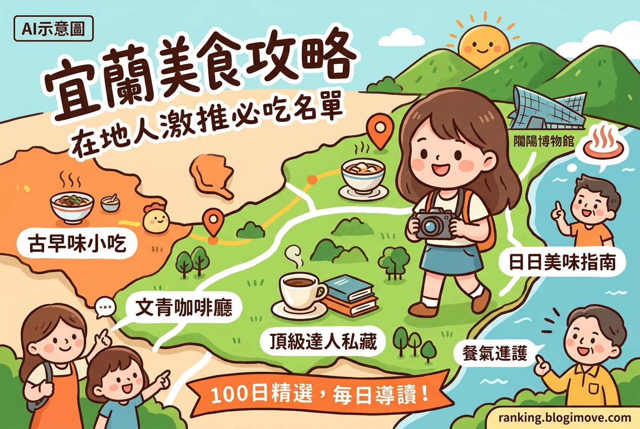 宜蘭美食攻略｜頂級達人私藏！在地人激推必吃名單，古早味到文青咖啡廳全包！ @Blogimove Ranking