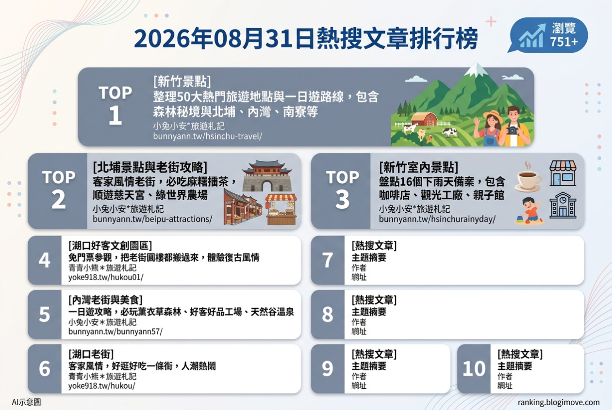 2026年07月15日 | 國外旅行 | 熱門社群文章導讀：日本九州、沖繩住宿與大阪景點搶先看 @Blogimove Ranking