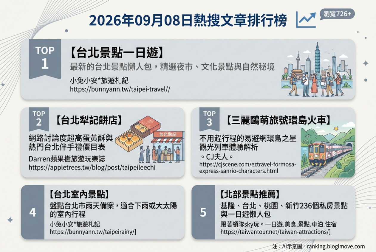 台北美食攻略｜頂級達人私藏！在地人激推必吃名單，古早味到文青咖啡廳全包！ @Blogimove Ranking